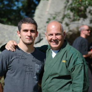 Senseï Mathieu avec Kyoshi Mike au World Warrior Camp 2013